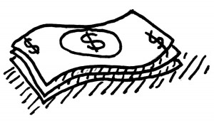 illustration of money