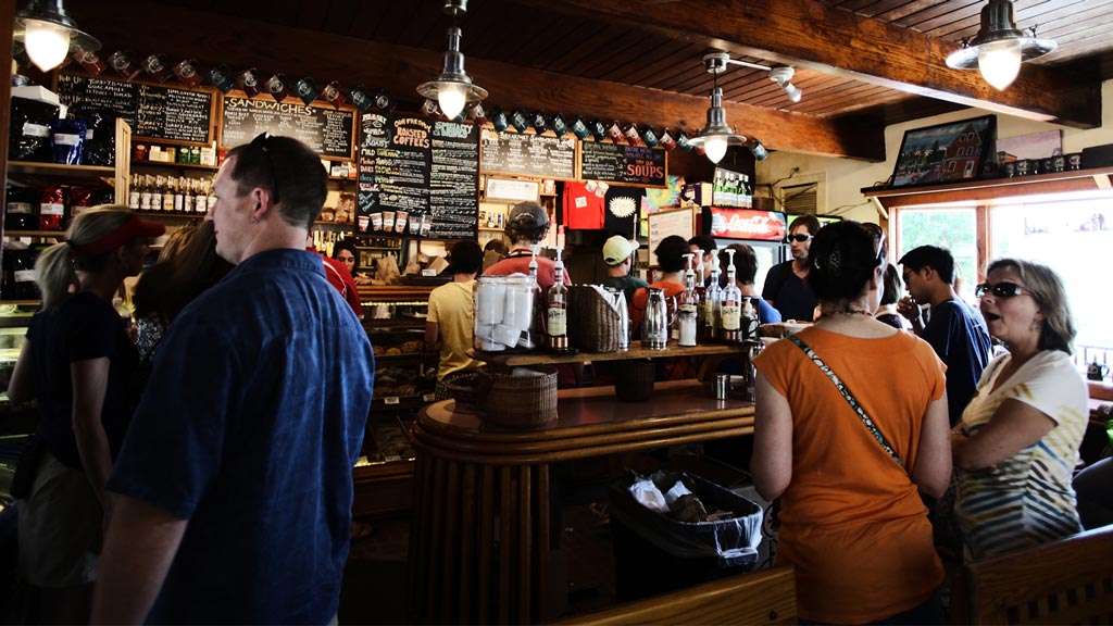 image of people in a bar