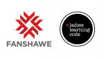 logos of Fanshawe College and Ladies Learning Code